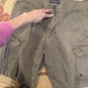 U.S. Polo Assn. Men's Cargo Shorts - Olive/Taupe